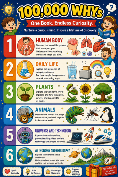 100,000 Whys — The Children's Book of Questions | Sage & Page