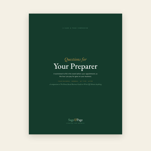 Questions for Your Preparer