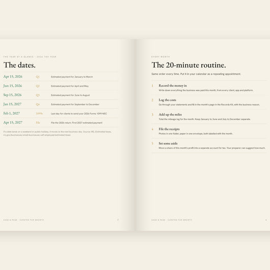 The Quarterly Rhythm