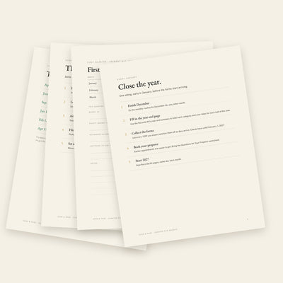 The Quarterly Rhythm
