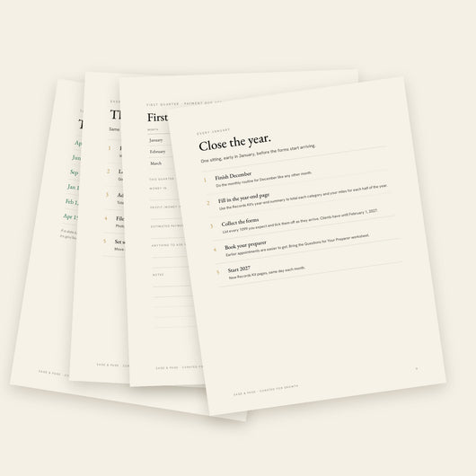 The Quarterly Rhythm