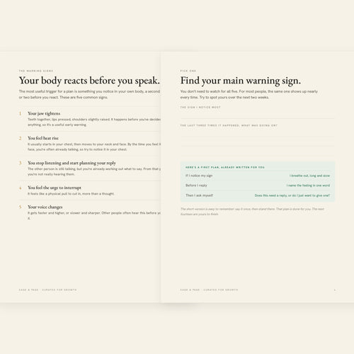 Before It Happens — a Sage & Page companion