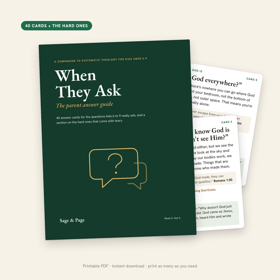 When They Ask: the parent answer guide