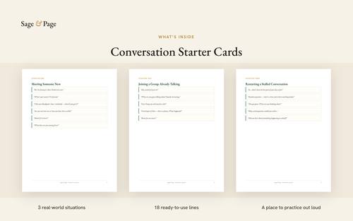 Conversation Starter Cards