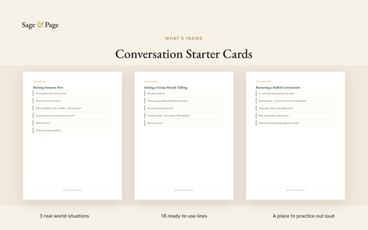Conversation Starter Cards