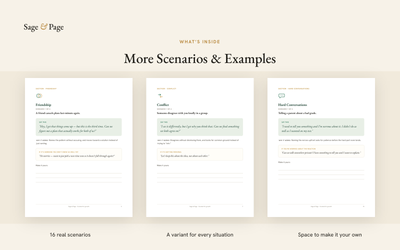 More Scenarios and Examples