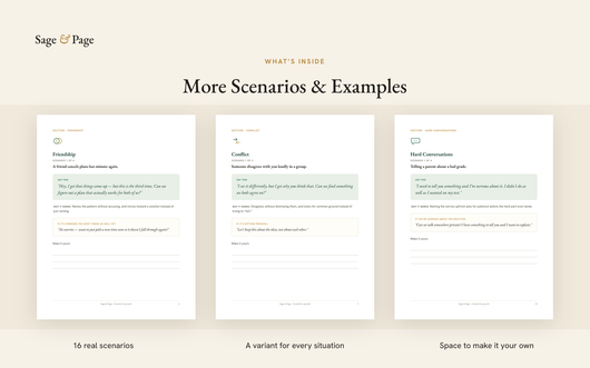 More Scenarios and Examples