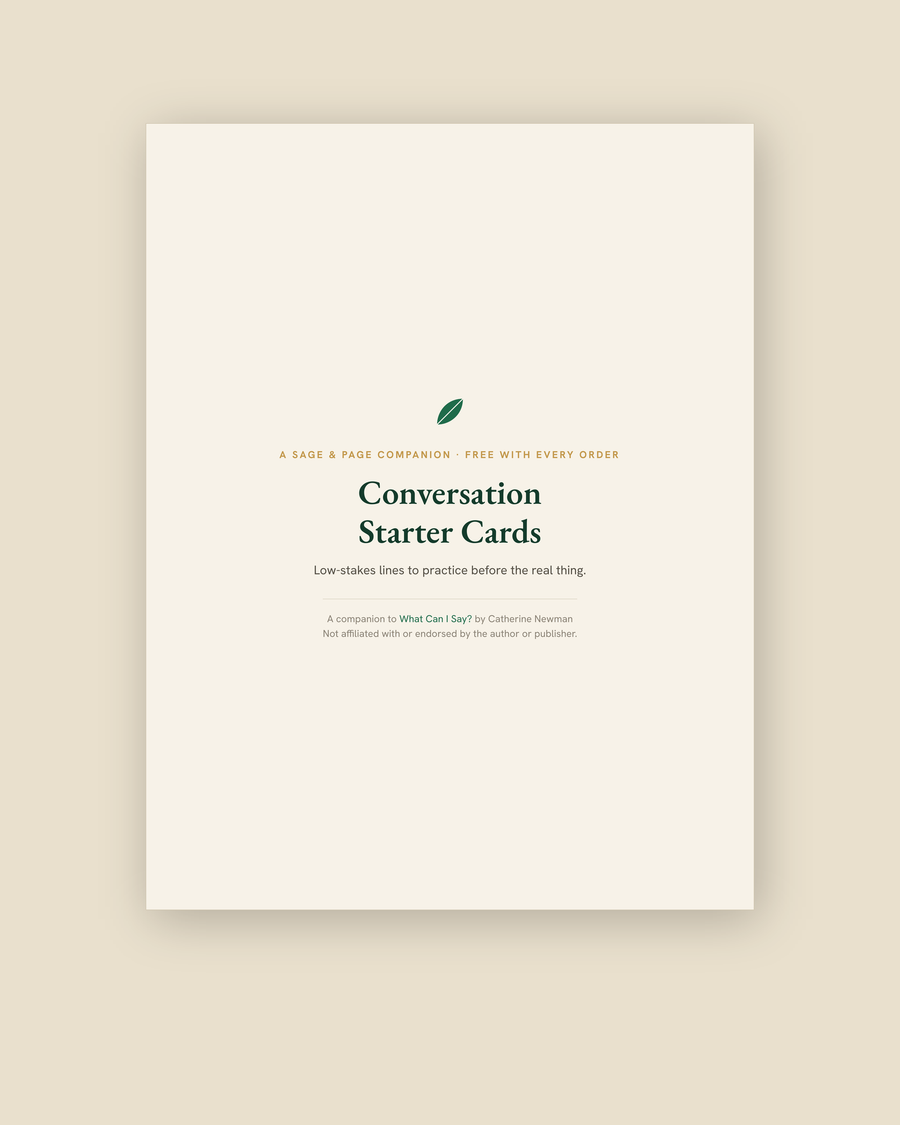 Conversation Starter Cards