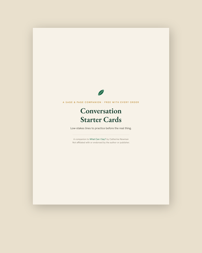 Conversation Starter Cards