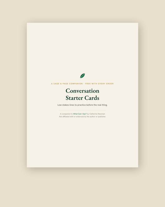 Conversation Starter Cards