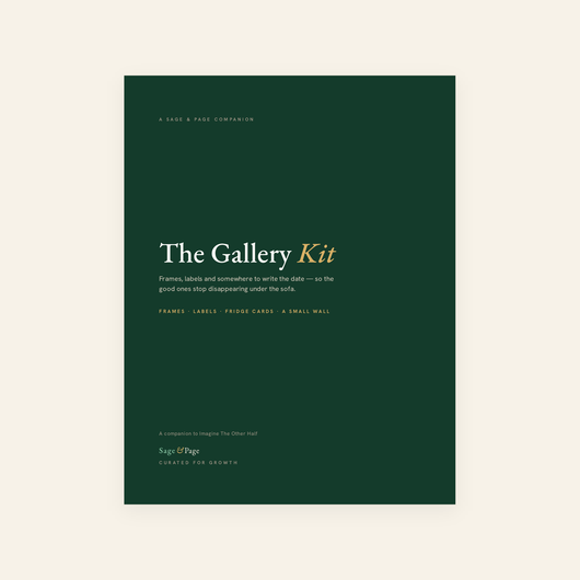 The Gallery Kit — a Sage & Page companion