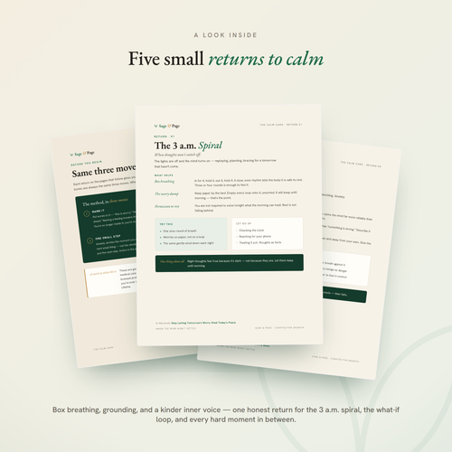 Break the Anxiety Circle: A Self-Help Book for Anxiety & Overthinking