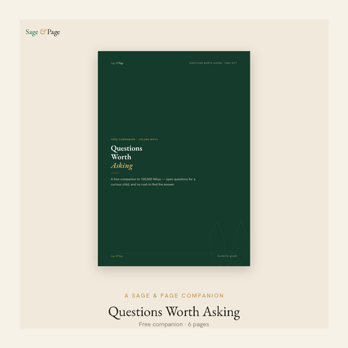 100,000 Whys — The Children's Book of Questions | Sage & Page