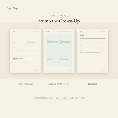 Stump the Grown-Up
