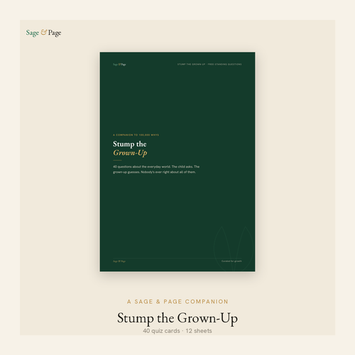 Stump the Grown-Up