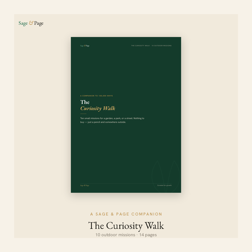 The Curiosity Walk