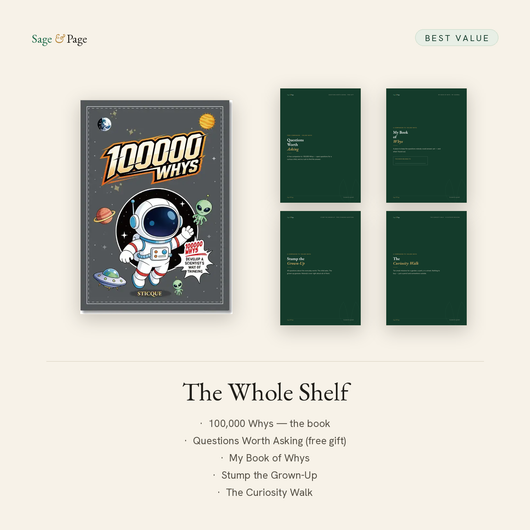 100,000 Whys — The Children's Book of Questions | Sage & Page