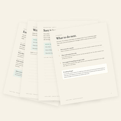 The Clear-Out — a Sage & Page companion