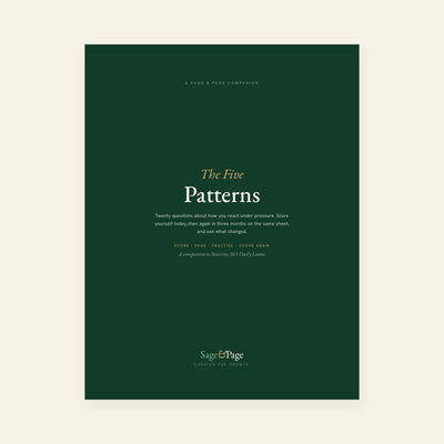 The Five Patterns — a Sage & Page companion