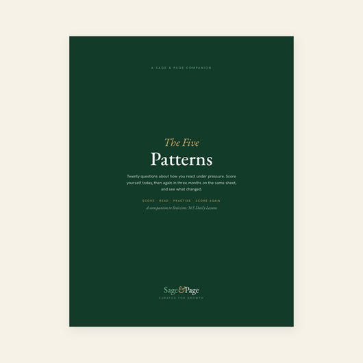 The Five Patterns — a Sage & Page companion