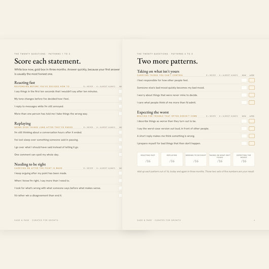 The Five Patterns — a Sage & Page companion